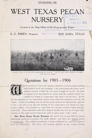 Cover of: Quotations for 1905-1906