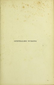 Cover of: Ophthalmic nursing by Sydney Stephenson, Sydney Stephenson