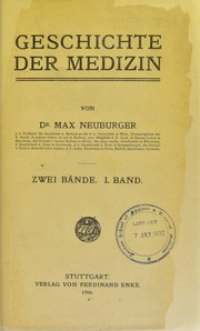 Cover of: Geschichte der Medizin