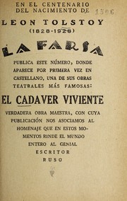 Cover of: El cada ver viviente: drama en seis actos y doce cuadros