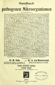 Cover of: Handbuch der pathogenen Mikroorganismen