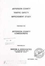 Cover of: Jefferson County traffic safety improvement study