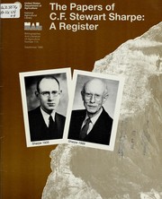 Cover of: The papers of C.F. Stewart Sharpe: a register