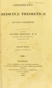 Cover of: Conspectus medicin©Œ theoretic©Œ ad usum academicum