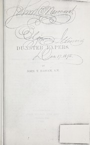 Cover of: Dunster papers