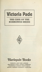 Cover of: Case Of The Borrowed Bride (Strummel Investigations)