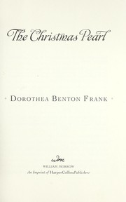 Cover of: The Christmas pearl by Dorothea Benton Frank