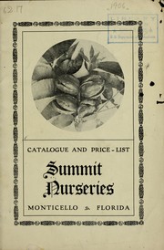 Cover of: Catalogue and price-list by Summit Nurseries