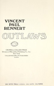 Cover of: Western outlaws. by Vincent Paul Rennert