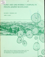 Cover of: Point and line-intersect sampling in pinyon-juniper woodlands
