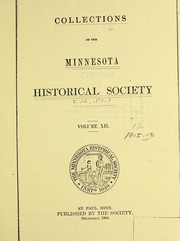 Cover of: Collections of the Minnesota Historical Society