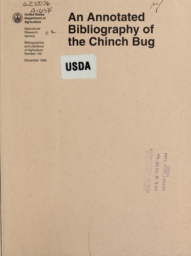 An annotated bibliography of the chinch bug