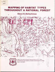 Cover of: Mapping of habitat types throughout a national forest | Glenn H. Deitschman