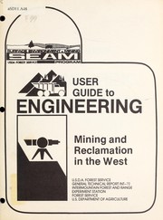 Cover of: User guide to engineering: mining and reclamation in the West