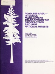 Cover of: Roadless area by Enoch F. Bell ... [et al.].