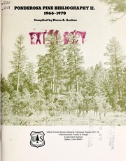 Cover of: Ponderosa pine bibliography. 2. 1966-70