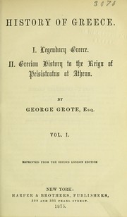 Cover of: History of Greece