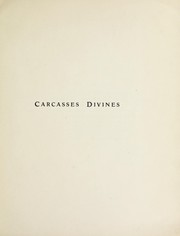 Cover of: Carcasses divines: portraits & monographies
