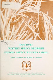 Cover of: How does western spruce budworm feeding affect western larch?