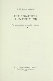 Cover of: The computer and the mind by P. N. Johnson-Laird