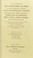 Cover of: Lettera di Giacomo Clark ... al Ch. Sig. Professore Tommasini ... intorno alle sue osservazioni sulla scuola Medico-Clinica di Edimburgo