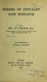 Cover of: Heroes of chivalry and romance | Church, Alfred John