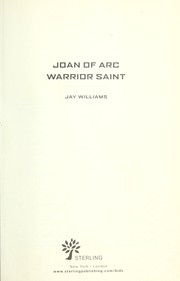 Cover of: Joan of Arc: warrior saint
