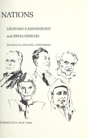Cover of: Leaders of new nations by Leonard Stout Kenworthy