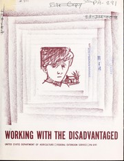 Cover of: Working with the disadvantaged