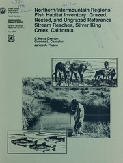 Cover of: Northern/Intermountain Regions' fish habitat inventory by C. Kerry Overton