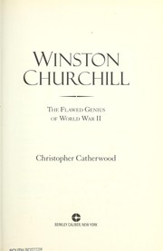 Cover of: Winston Churchill by Christopher Catherwood