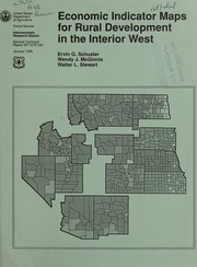 Cover of: Economic indicator maps for rural development in the interior West