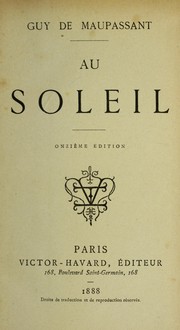Cover of: Au soleil
