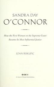 Cover of: Sandra Day O'Connor by Joan Biskupic