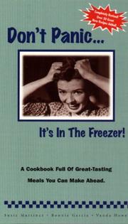 Cover of: Don't Panic...It's In The Freezer! by Vanda Howell, Susie Martinez, Bonnie Garcia