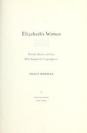 Cover of: Elizabeth's women