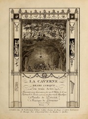 Cover of: La caverne: drame lyrique en trois actes ...