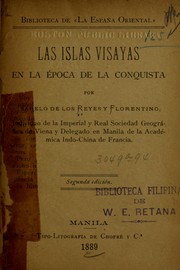 Cover of: Las islas Visayas en la epoca de la conquista,