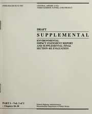 Cover of: Draft supplemental environmental impact statement/report and supplemental final section 4(f) evaluation