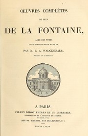 Cover of: Oeuvres complètes de Jean de La Fontaine by Jean de La Fontaine
