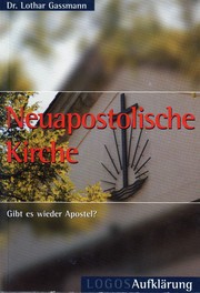 Cover of: Neuapostolische Kirche by Lothar Gassmann