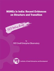 Cover of: MSMEs in India: Recent Evidences on Structure and Transition by 
