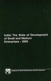 Cover of: India: The State of Development of Small and Medium Enterprise -2005 by 