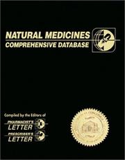 Cover of: Natural Medicines Comprehensive Database by Therapeutic Research Faculty Staff