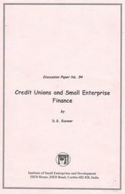 Cover of: Credit Unions and Small Enterprise Finance by 