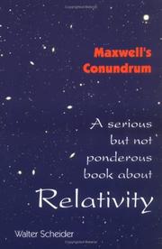 Cover of: A Serious But Not Ponderous Book About Relativity by Walter Scheider