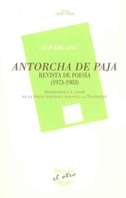 Cover of: "Antorcha de Paja"
