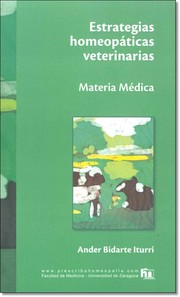 Cover of: Estrategias homeopáticas veterinarias by 