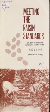 Cover of: Meeting the raisin standards