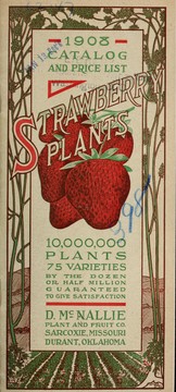 Cover of: 1908 catalog and price list [of] strawberry plants